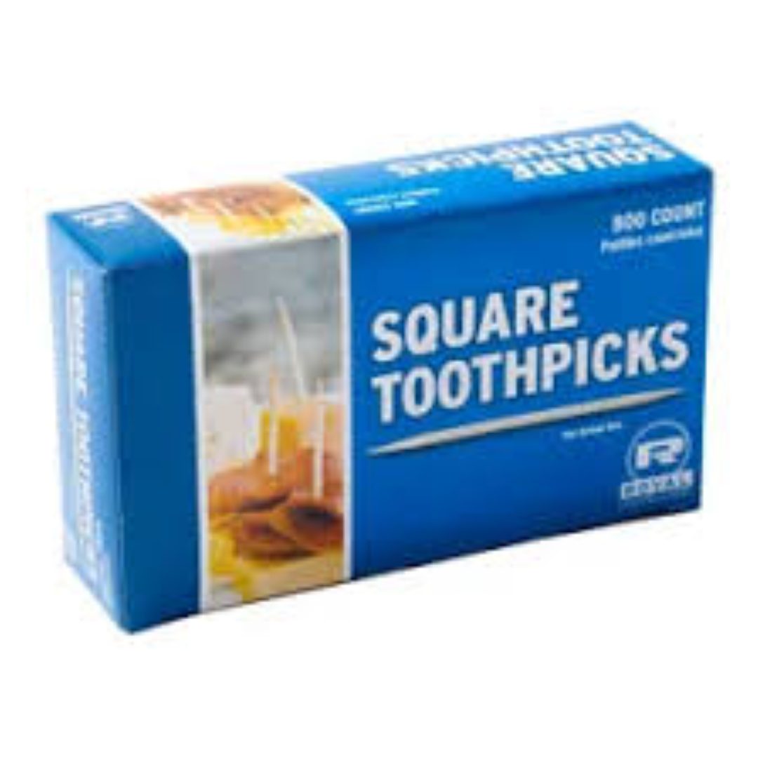 TOOTHPICK BLUE SQUARE 156898